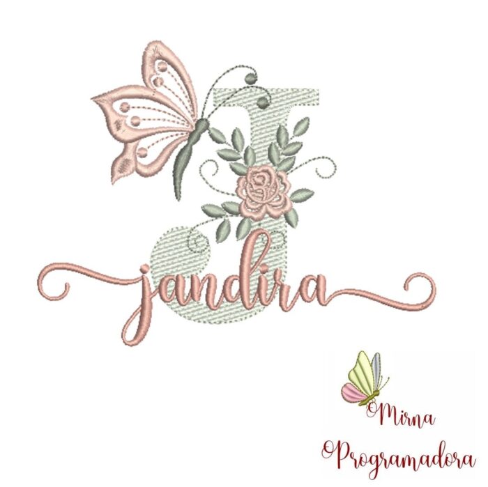 Matriz de Bordado – Nome Jandira