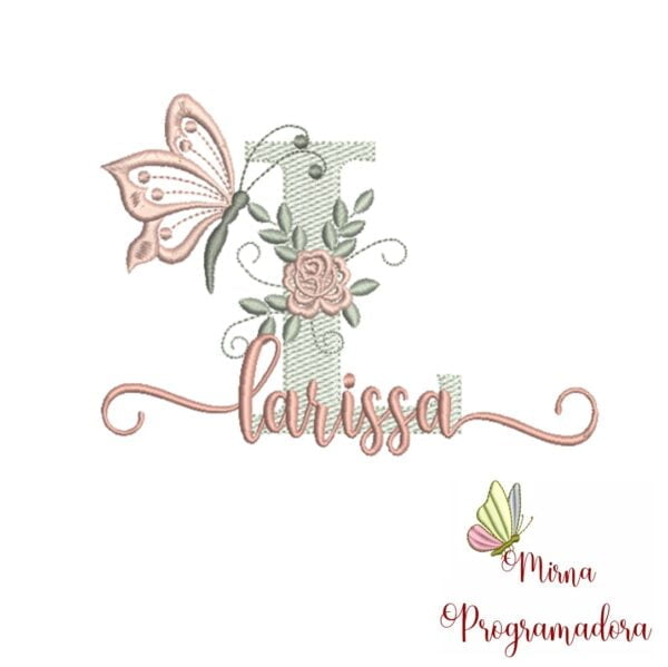 Matriz de Bordado - Nome Larissa