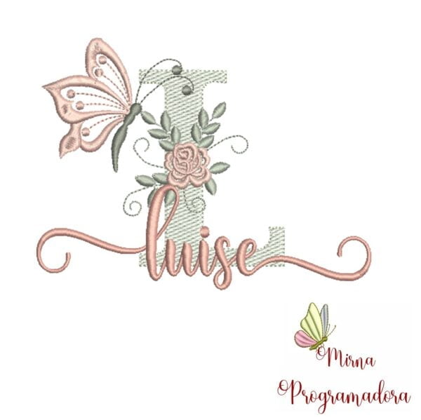 Matriz de Bordado - Nome Luise