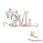 Matriz de Bordado - Nome Maria Eduarda