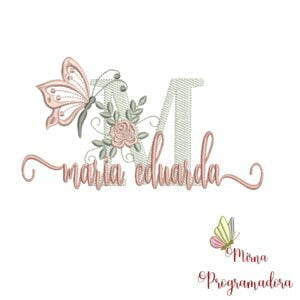 Matriz de Bordado - Nome Maria Eduarda