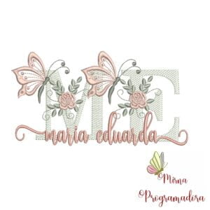 Matriz de Bordado - Nome Maria Eduarda