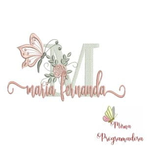 Matriz de Bordado - Nome Maria Fernanda