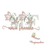 Matriz de Bordado - Nome Maria Fernanda