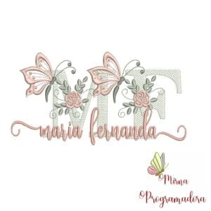 Matriz de Bordado - Nome Maria Fernanda