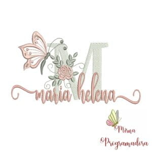 Matriz de Bordado - Nome Helena