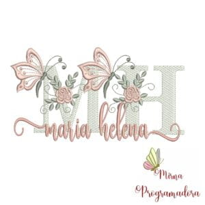 Matriz de Bordado - Nome Maria Helena