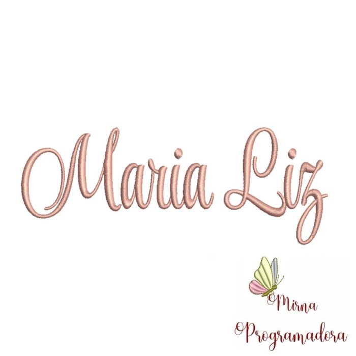 Matriz de bordado – Maria Liz