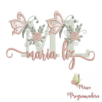 Matriz de Bordado – Nome Maria Liz
