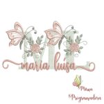 Matriz de Bordado - Nome Maria Luisa