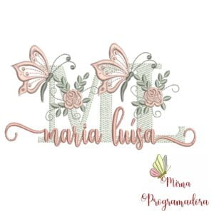 Matriz de Bordado - Nome Maria Luisa