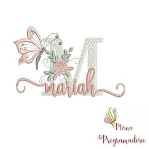Matriz de Bordado - Nome Mariah