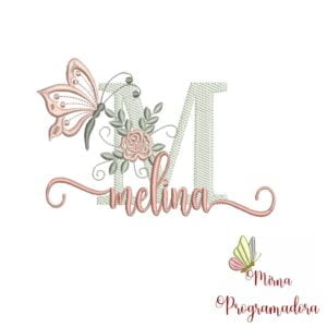 Matriz de Bordado - Nome Melina