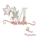 Matriz de bordado - Micaela