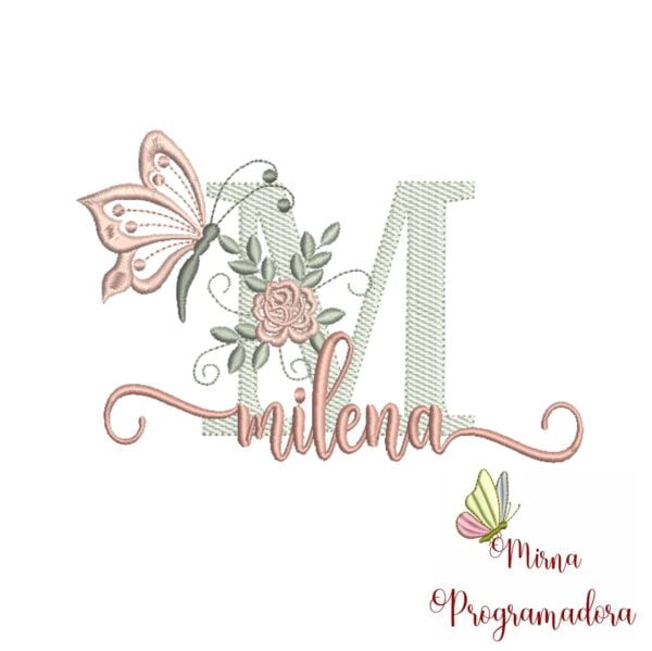 Matriz de Bordado - Nome Milena
