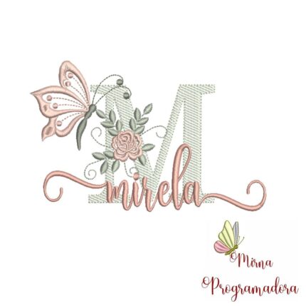Matriz de Bordado – Nome Mirela