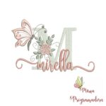 Matriz de Bordado - Nome Mirella