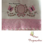 Matriz de Bordado - Moldura Flores Borboletas 3D - Imagem 3