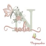 Matriz de Bordado - Nome Nadia