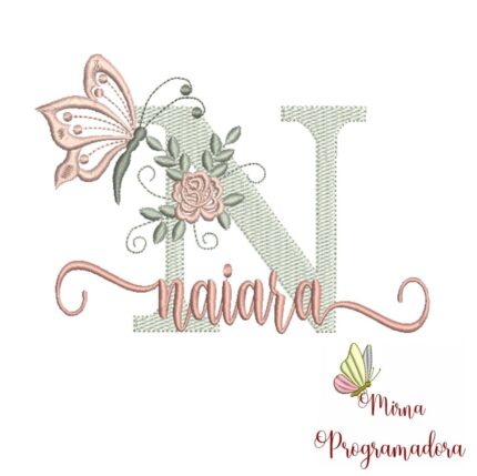 Matriz de Bordado – Nome Naiara