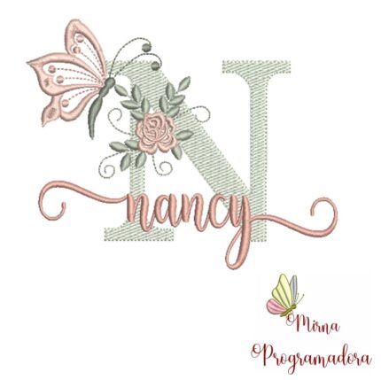 Matriz de Bordado – Nome Nancy