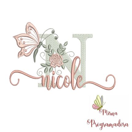 Matriz de Bordado – Nome Nicole