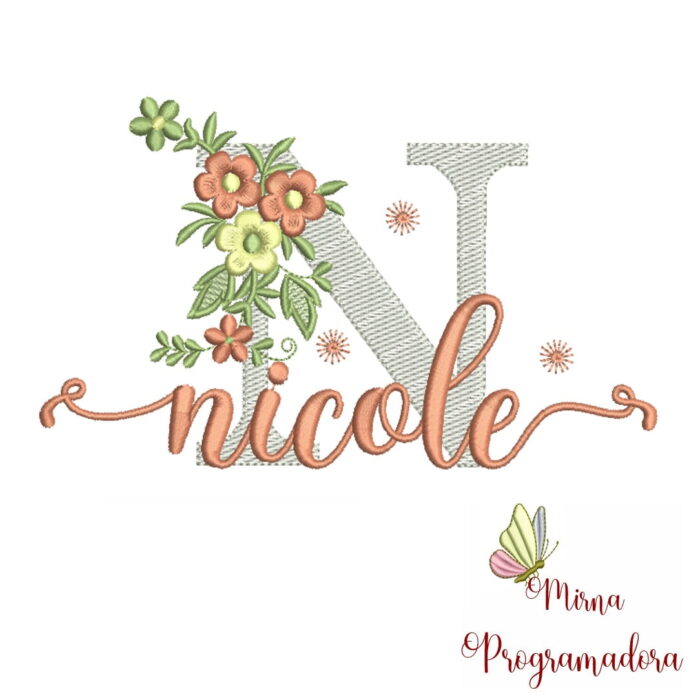 Matriz de bordado – Nicole