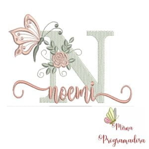 Matriz de Bordado - Nome Noemi