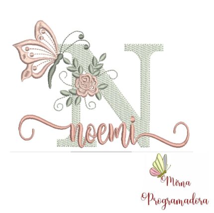 Matriz de Bordado – Nome Noemi
