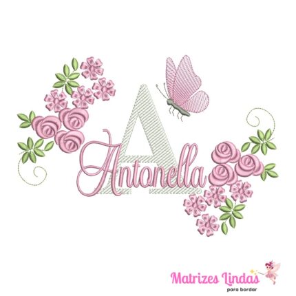 Matriz de Bordado – Nome Antonella 03