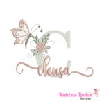 matriz de bordado nome Cleusa para bordar site matrizeslindas.com.br
