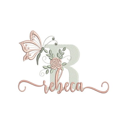 Matriz de Bordado – Nome Rebeca
