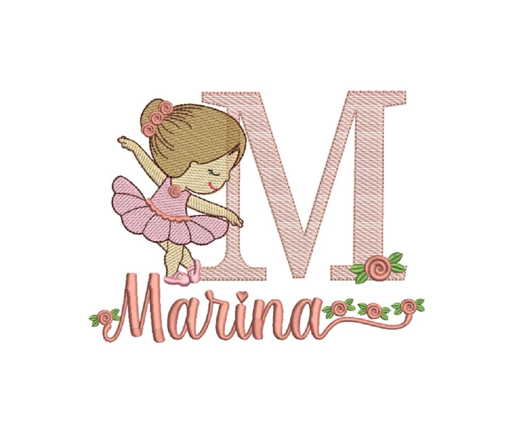 matriz-de-bordado-nome-marina-para-bordar-bailarina