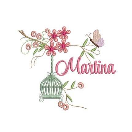 Matriz de Bordado – Nome Martina