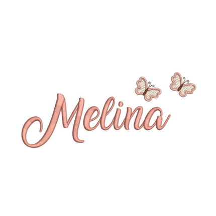 Matriz de Bordado – Nome Melina