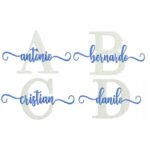 Matriz de Bordado - Pacote 100 Nomes Masculinos - Imagem 2