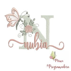 Matriz de Bordado - Nome Nubia