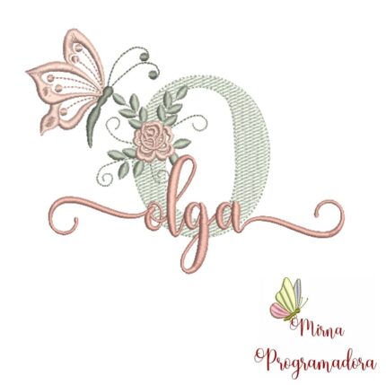 Matriz de Bordado – Nome Olga