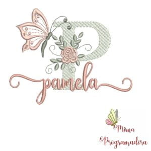 Matriz de Bordado - Nome Pamela