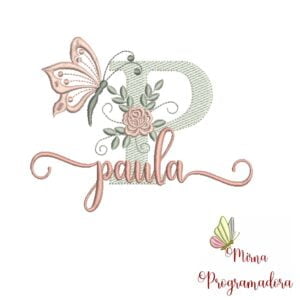 Matriz de Bordado - Nome Paula