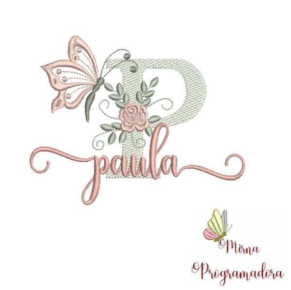 Matriz de Bordado - Nome Paula