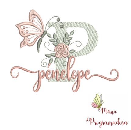 Matriz de Bordado – Nome Penelope