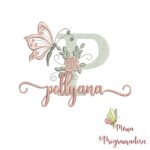Matriz de bordado - Pollyana - 10cm