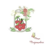 Matriz de Bordado - Potes de Frutas para Bordar - Imagem 2