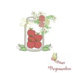 Matriz de Bordado - Potes de Frutas para Bordar - Imagem 8