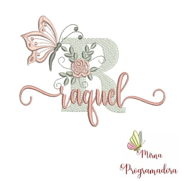 Matriz de Bordado - Nome Raquel