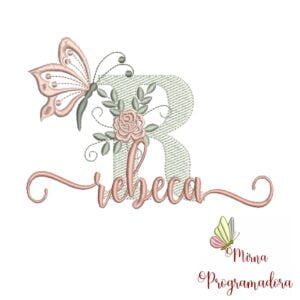 Matriz de bordado – Nome Rebeca