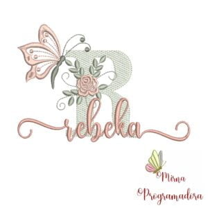 Matriz de Bordado - Nome Rebeka