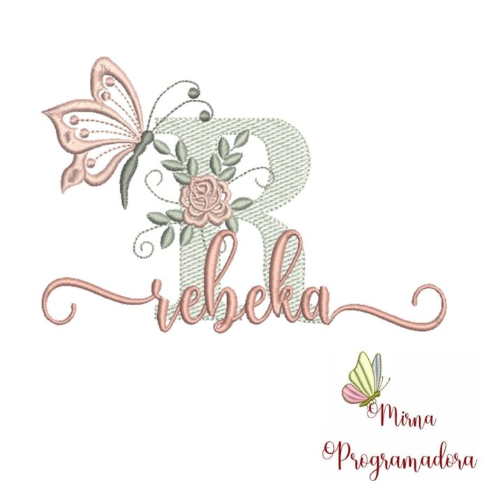 Matriz de Bordado – Nome Rebeka