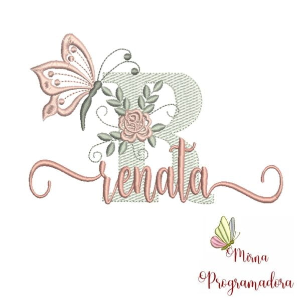 Matriz de Bordado – Nome Renata